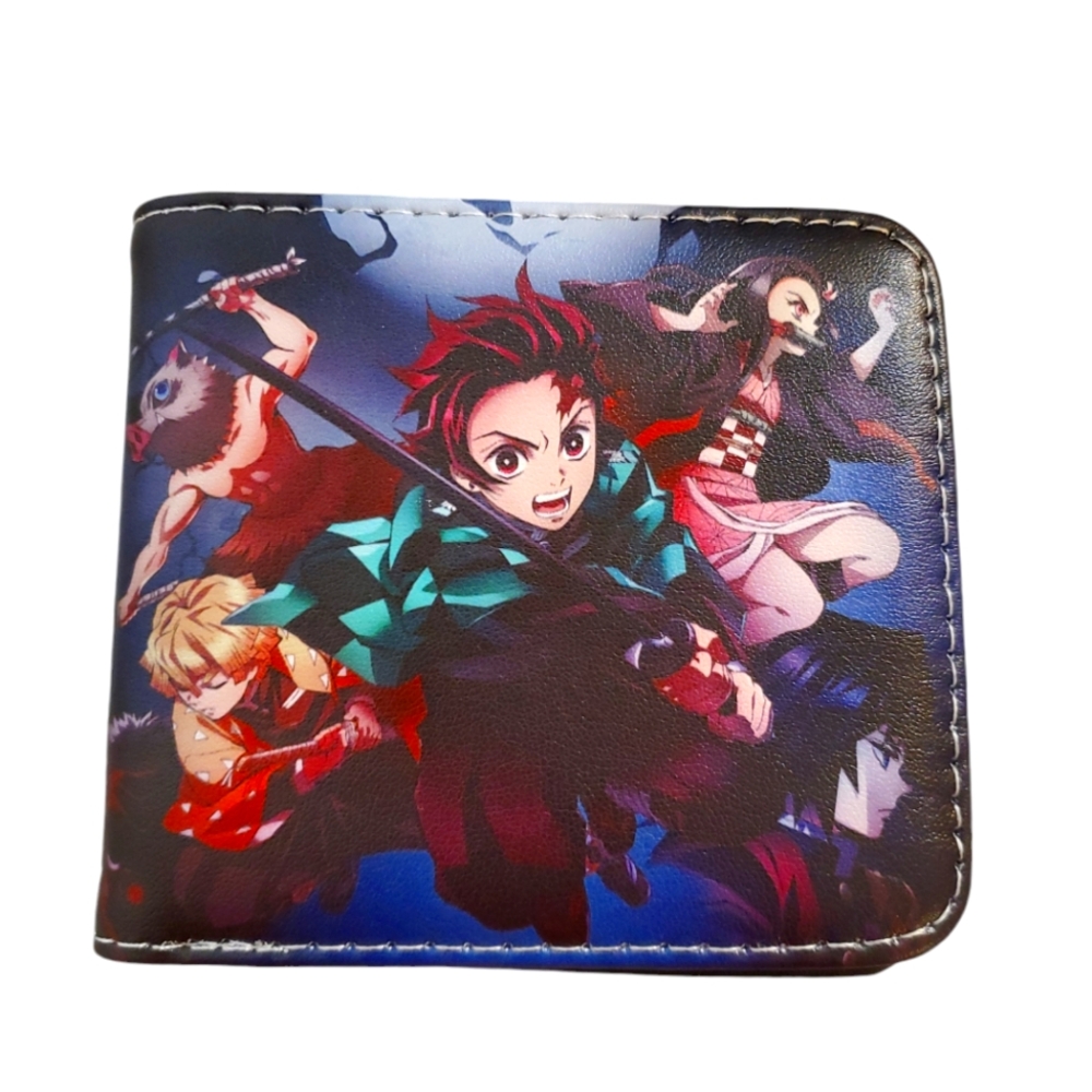 Demon Slayer Anime Kimetsu no Yaiba Tanjiro Kamado Bifold PU Wallet
